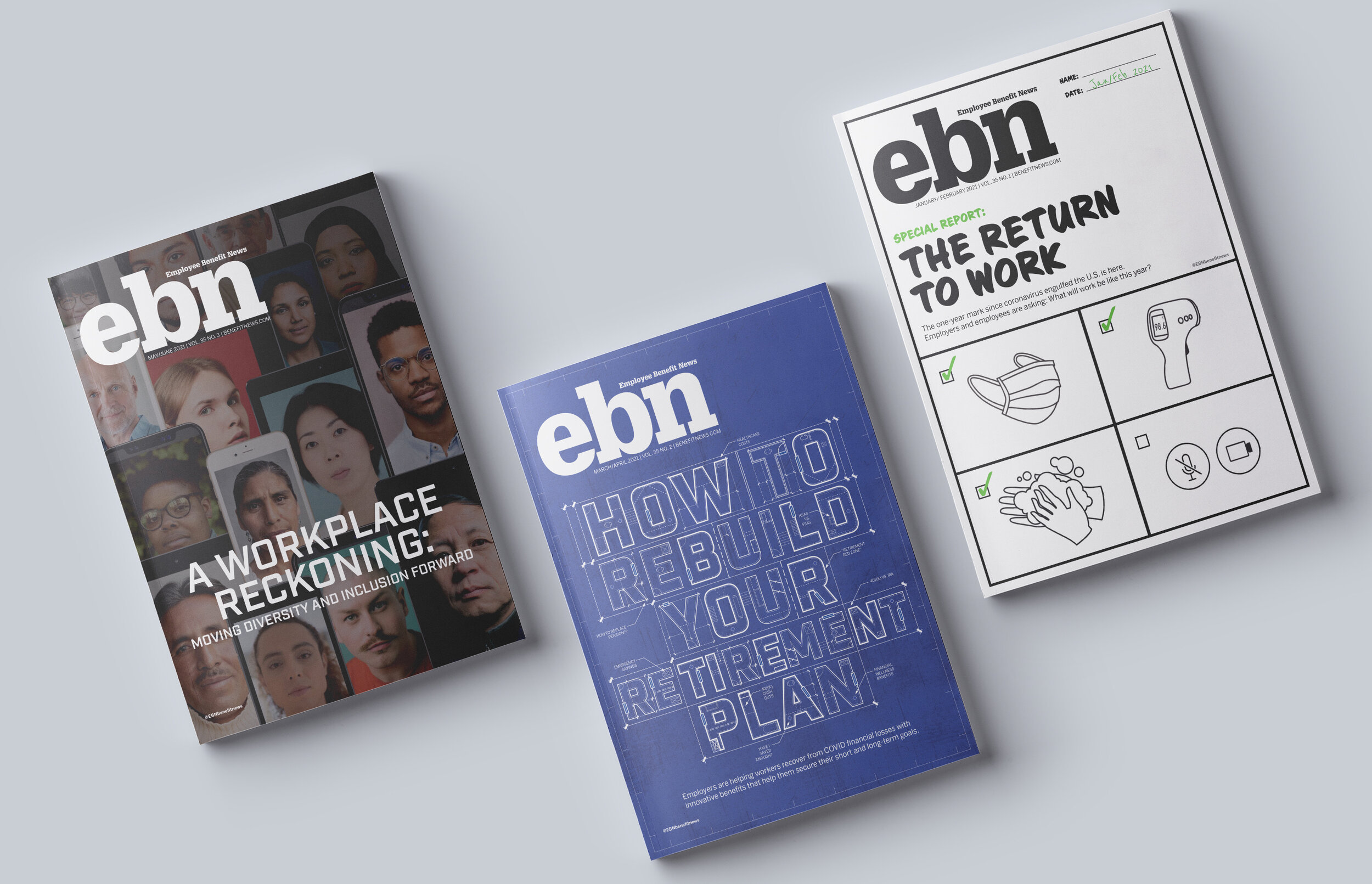 Employee Benefit News Magazine Designs